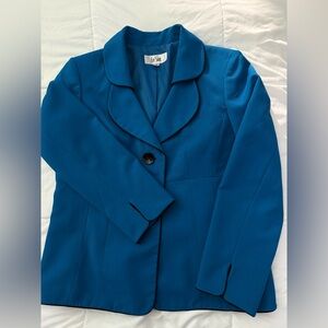 Le Suit Women's Teal Blazer
